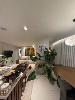 Apartamento mobiliado de 105m² com 2 suítes no Edifício Solarium - Ponta D'areia