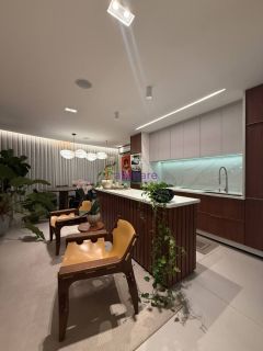 Apartamento mobiliado de 105m² com 2 suítes no Edifício Solarium - Ponta D'areia