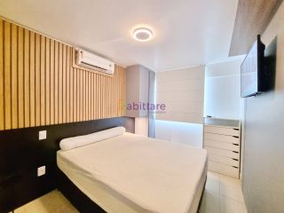 Alugo Unique Mobiliado, fino acabamento, lado mar ventilado.