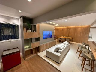 Apartamento de 107m² no Reserva Lagoa com 3 quartos (1 suíte) - MOBILIADO