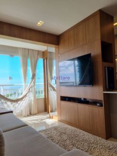 Alugo apto mobiliado com fino acabamento o Arpoador , Calhau de 60m², 02 quartos.