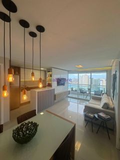 Aquamarine Residence - Apartamento de 81m² com 02 suítes na Península da Ponta D'areia.