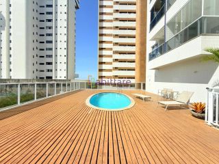 Alugo apto semi mobiliado no Edifício Turim, 77m² com 2 suítes  - Calhau