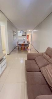 Alugo apto semi mobiliado no Edifício Turim, 77m² com 2 suítes  - Calhau