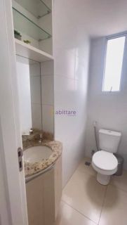 Alugo apto semi mobiliado no Edifício Turim, 77m² com 2 suítes  - Calhau