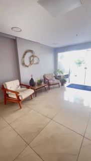 Alugo apto semi mobiliado no Edifício Turim, 77m² com 2 suítes  - Calhau