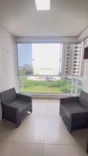 Alugo apto semi mobiliado no Edifício Turim, 77m² com 2 suítes  - Calhau