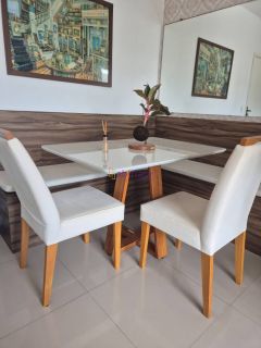 Apartamento de 57m² com 2 quartos (1 suítes) no Brisas Altos do Calhau