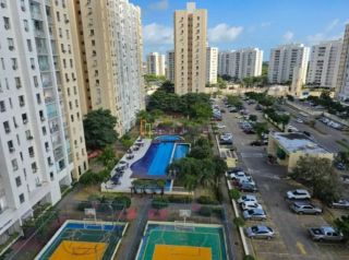 Alugo apartamento com projetados de 2 quartos (1 suíte) no Brisas Altos do Calhau