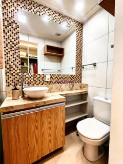 Apartamento de  75m² com 3 quartos (1 suíte) no Pleno Residencial