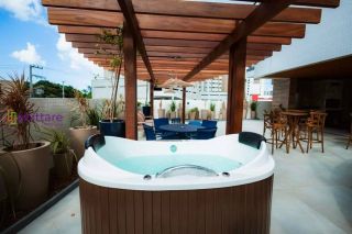 Apartamento de 109m² com 3 suítes no Porto Farol - Ponta do Farol