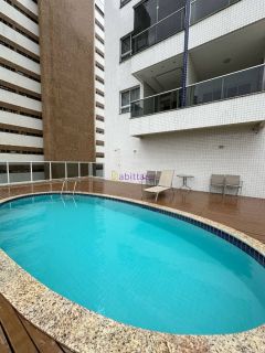 Condomínio Turim - Apartamento de 77m² MOBILIADO com 2 suítes no Calhau