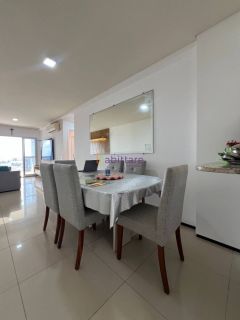 Condomínio Turim - Apartamento de 77m² MOBILIADO com 2 suítes no Calhau