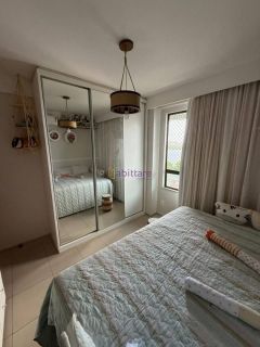 Apartamento de 80m² com 02 quartos (1 suíte) no Lake Side - Ponta D'areia