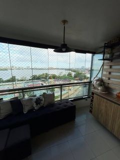 Apartamento de 80m² com 02 quartos (1 suíte) no Lake Side - Ponta D'areia