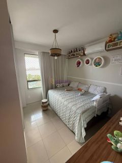 Apartamento de 80m² com 02 quartos (1 suíte) no Lake Side - Ponta D'areia