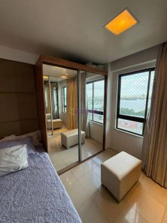 Apartamento de 80m² com 02 quartos (1 suíte) no Lake Side - Ponta D'areia