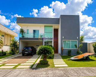 Casa mobiliada de 351m² com 04 suítes + Closet e Varanda no Alphaville Araçagy