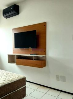 Alugo Flat  com 1 quarto no Edfício Biarritz - Na entrada da Litorânea