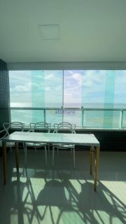 Apartamento no Edifício Ari Oliveira - Mobiliado, Vista mar de 87m² com 3 quartos (1 suíte)