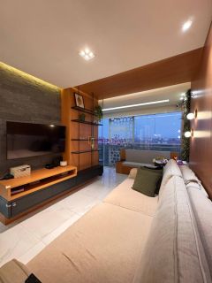 Aluguel de apartamento no Aivia Cube Residence de 86m² com 2 suítes na Península