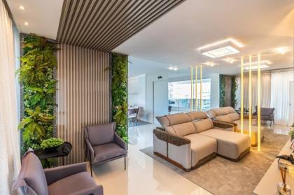 Excelente Apartamento mobiliado  3 Suítes com lazer completo   100 m mar (proximo ao píer)