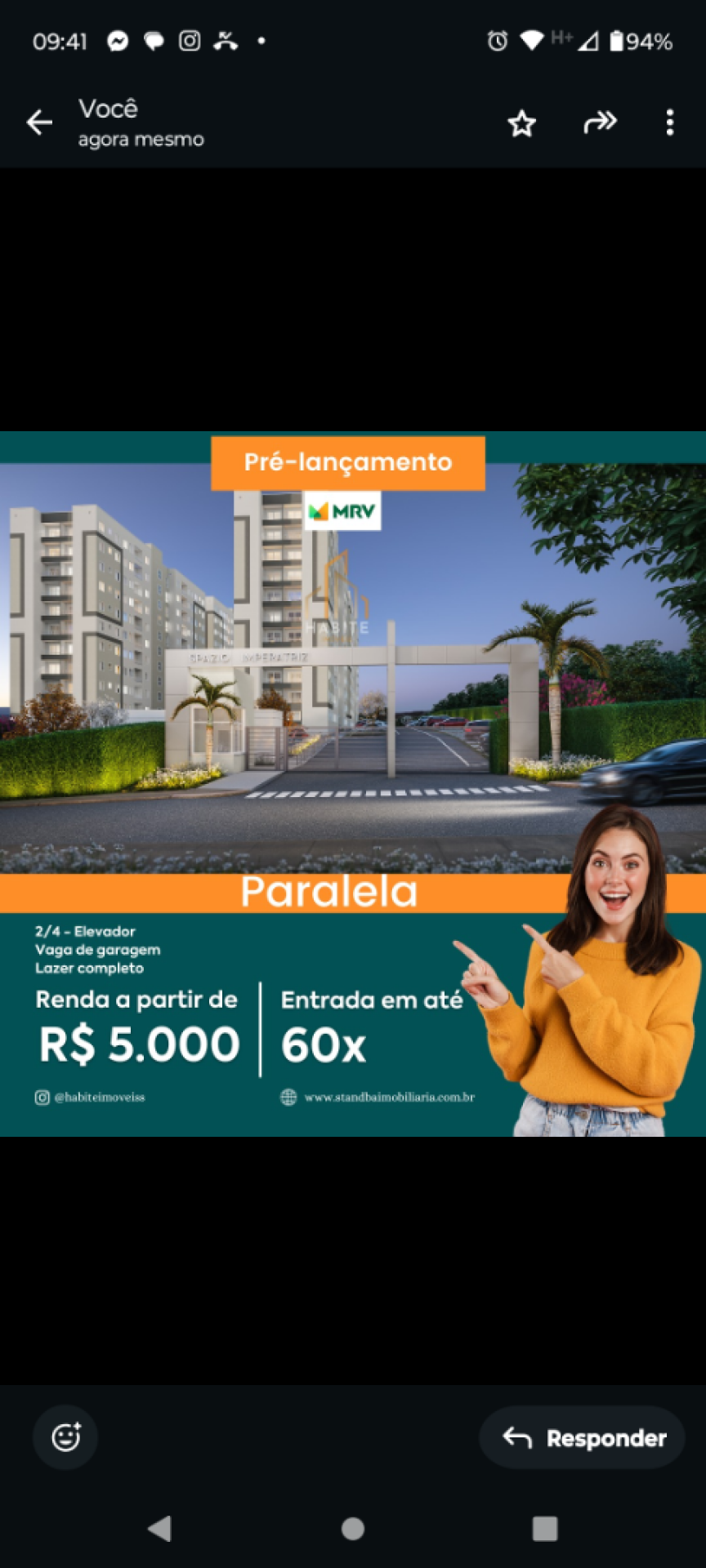 Spazio Imperatriz MRV paralela sete sois