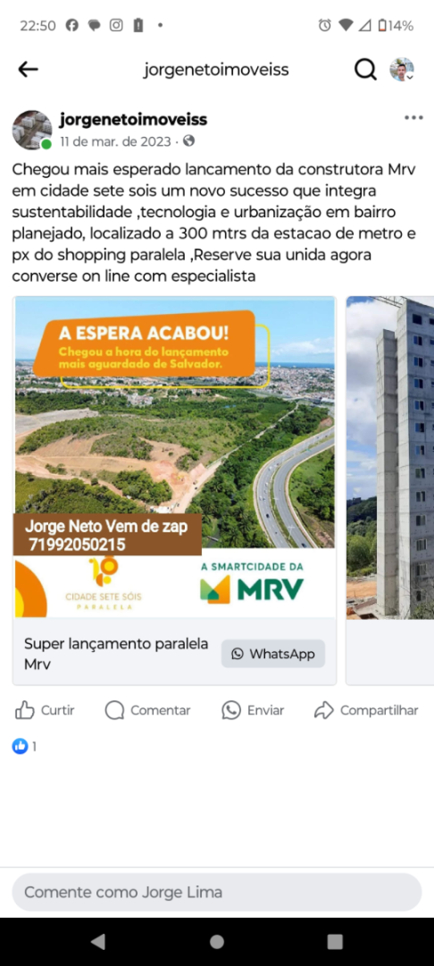 Parque dos Marquezes MRV sete sois paralela