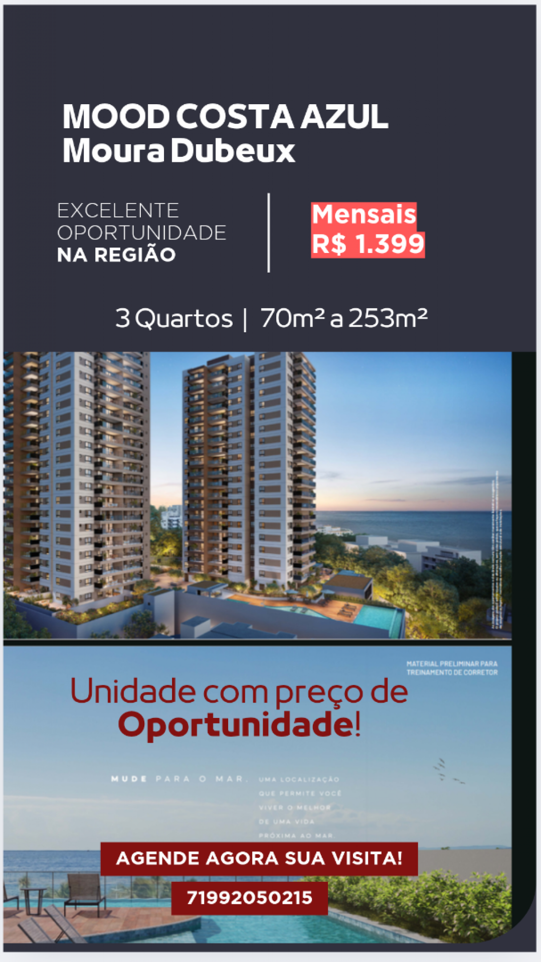 Mood Costa azul  Moura Dubeux