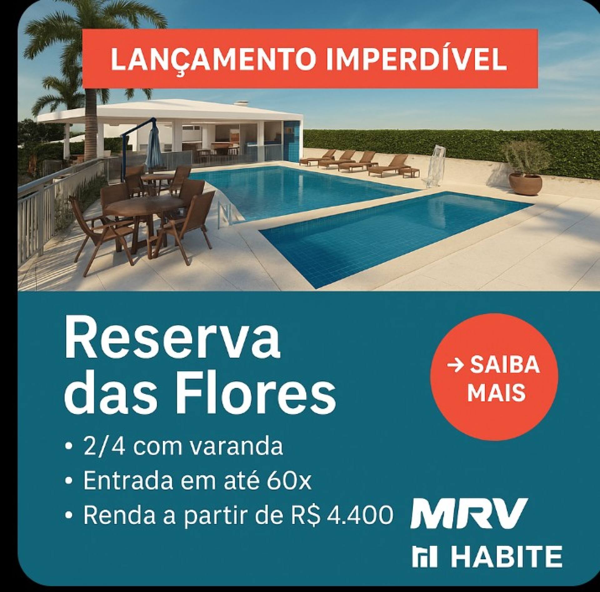 Reserva das flores Mrv no golf clube