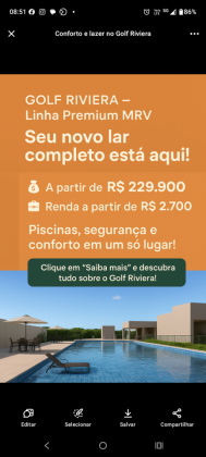 Golf Riviera Mrv em Pau da lima