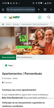 Residencial bela vista MRV super lançamento