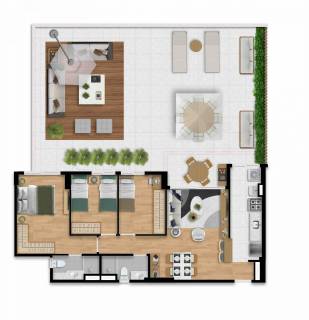 Apartamento Alto Padrão- Ancorato