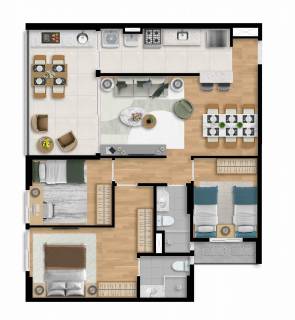 Apartamento Alto Padrão- Ancorato