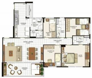 Apartamento Alto Padrão no bairro Trobogy em Salvador