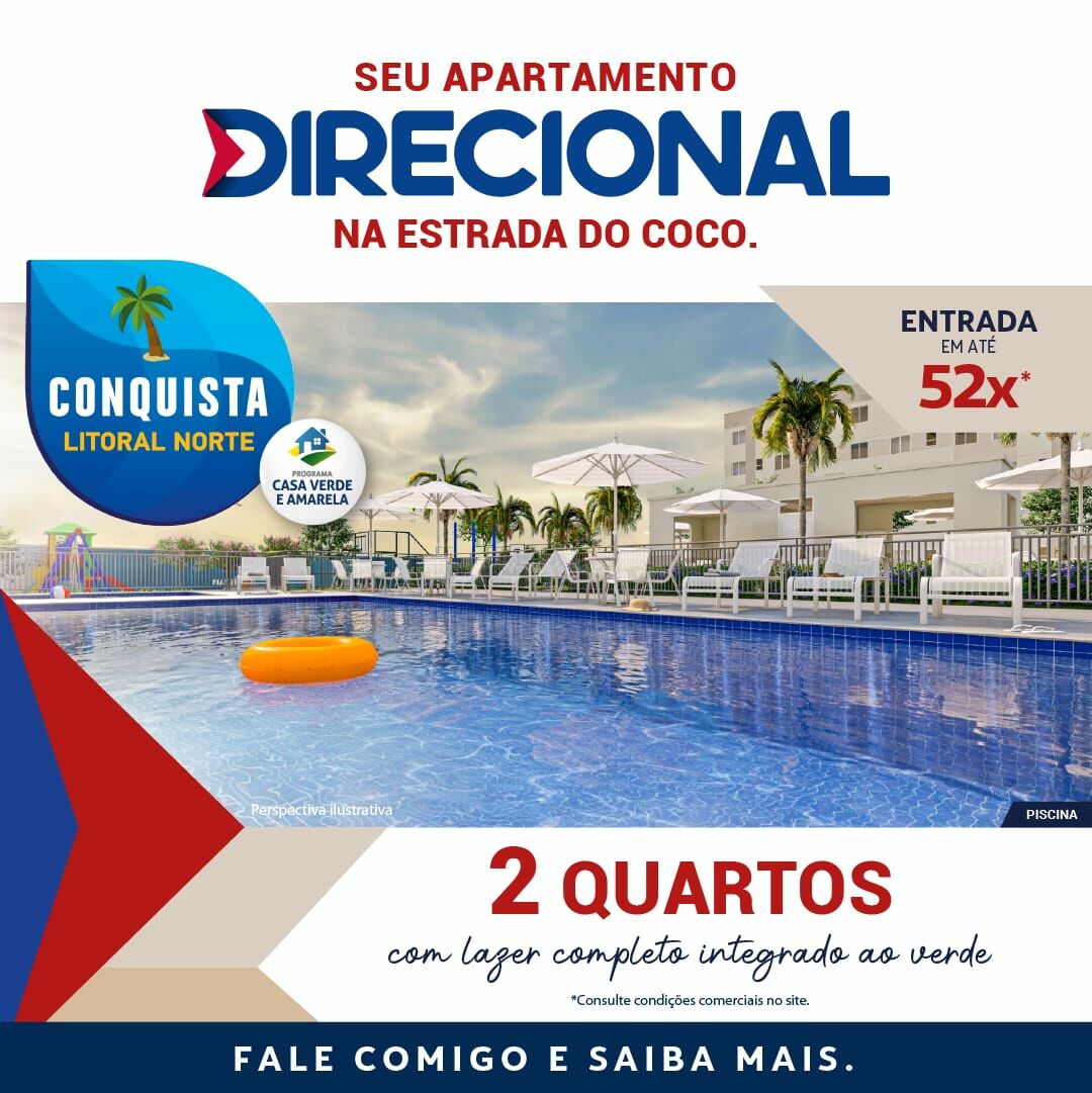 Apartamento Padrão no bairro Boa União (Abrantes) em Camaçari