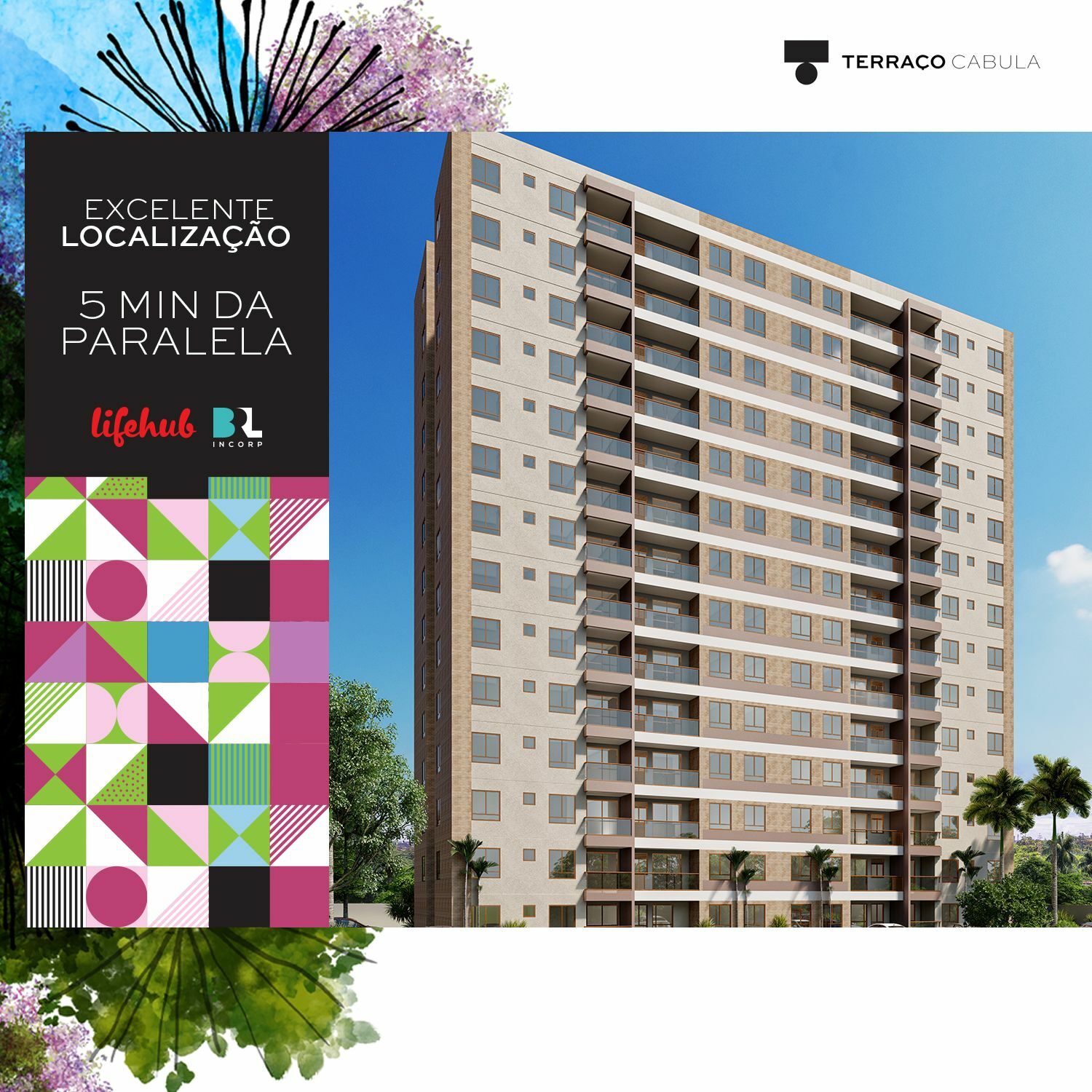 Terrazo Cabula 1,2 e 3 quartos -faça uma simulação