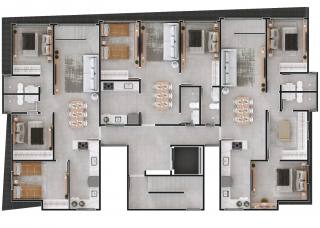 Apartamento para vender no Bessa com 3 quartos sendo 1 suíte e com elevador