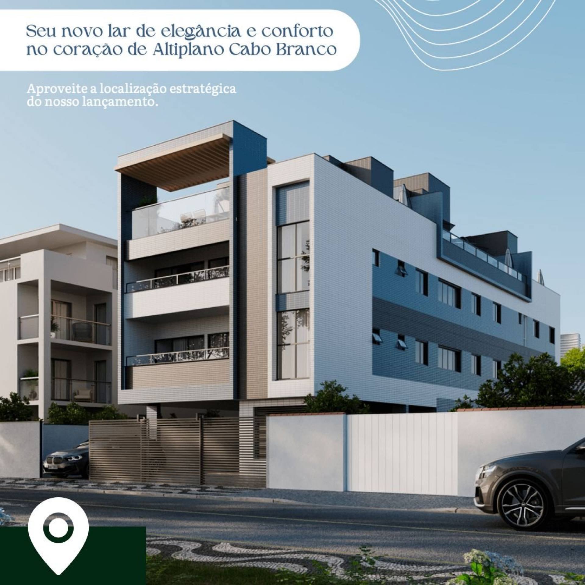 Apartamento de 3 quartos à venda - Altiplano