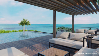 Apartamento de 2 Quartos (Beira-Mar) com Varanda, à venda no Jardim Oceania
