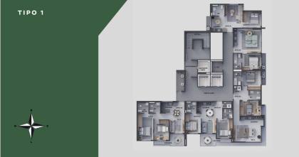 Flat Para Vender com 1 quarto no bairro Altiplano em João Pessoa