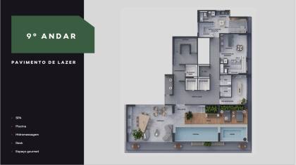 Flat Para Vender com 1 quarto no bairro Altiplano em João Pessoa