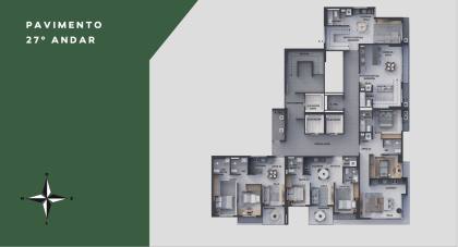 Flat Para Vender com 1 quarto no bairro Altiplano em João Pessoa