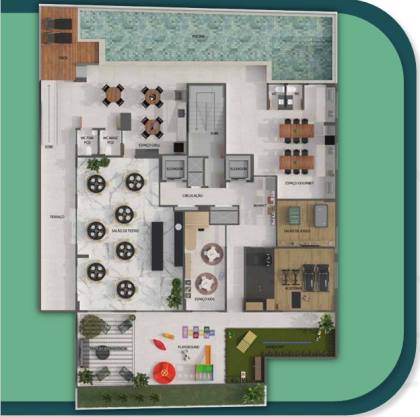 Apartamento á Venda com 3 quartos 1 suíte e com 2 vagas de garagem no bairro Altiplano em João Pessoa