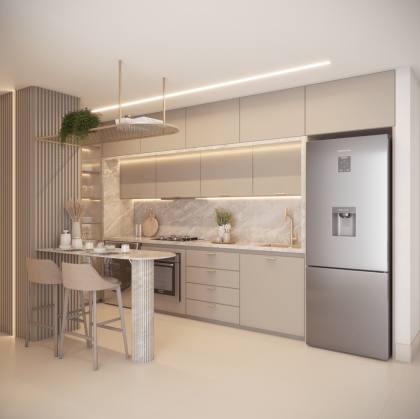 Apartamento tipo Flat á Venda com 1 quarto no bairro Intermares em Cabedelo