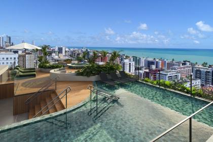 Apartamento à Venda com 2 quartos 1 suítes no bairro Cabo Branco em João Pessoa