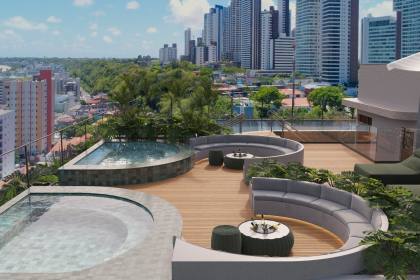 Apartamento à Venda com 2 quartos 1 suítes no bairro Cabo Branco em João Pessoa