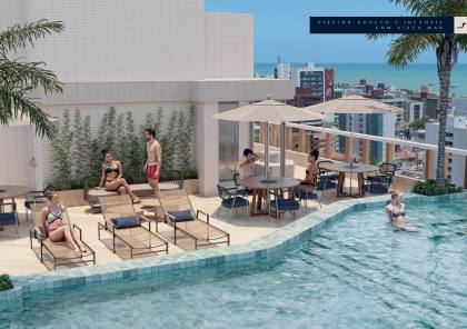 Apartamento tipo Flat à Venda no bairro Cabo Branco em João Pessoa