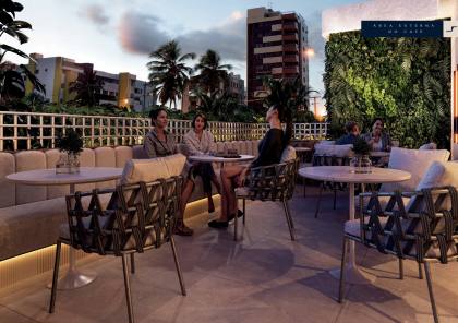 Apartamento tipo Flat à Venda no bairro Cabo Branco em João Pessoa