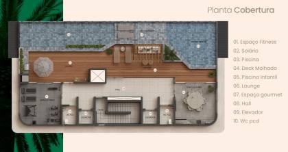 Apartamento à Venda com 1 quartos no bairro Bessa em João Pessoa